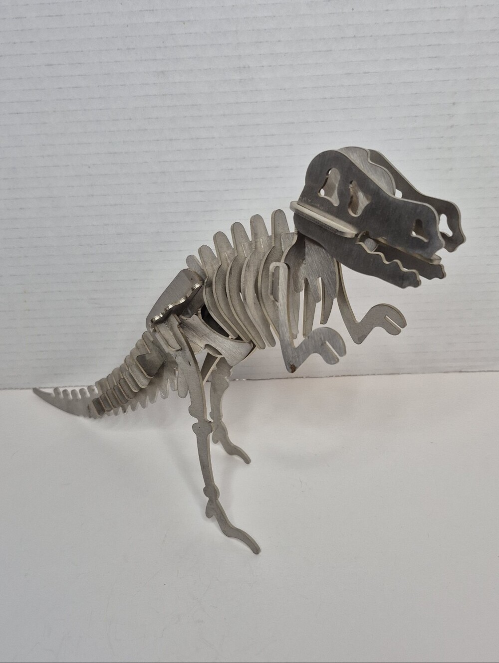 Steel 3D Laser Cut Tyrannosaraus Rex Model Puzzle